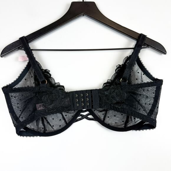 NWT Victoria’s Secret Very Sexy Unlined Demi Bra Lace Black $59 - 36DDD - Picture 5 of 7